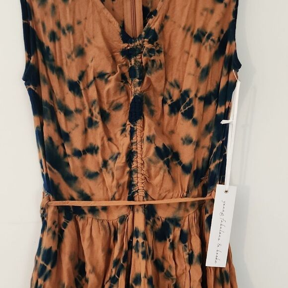 Young Fabulous & Broke Dresses & Skirts - Tie-Dye Sleeveless Dress with Belt